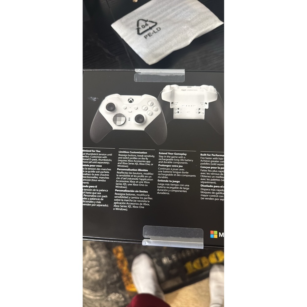 Microsoft Xbox Elite Series 2 Core Wireless Controller White Series X S One PC